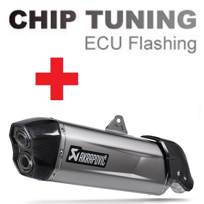 Aprilia Tuareg 660 2022 2023 Titanium High Performance ECU Flash tuning + exhaust pipe Akrapovic S-A6SO1-HGJT-(Stage 3)