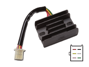 CARR2671 - Honda Voltage regulator rectifier 31600-MC4-000 / 31600-KG0-000