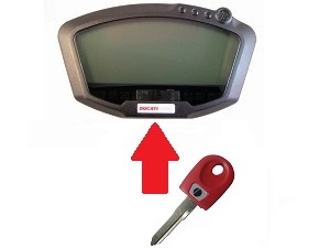 Ducati 1x chip key programming → unit - Click Image to Close