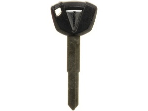 Kawasaki long blanco chip key (black)