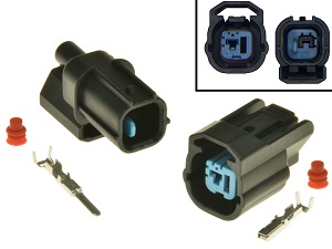 1 Pin Knock Detonation Sensor Connector set Honda complete