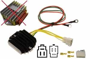 CARR5115 Rotax MOSFET Voltage regulator rectifier (343620, 362001, 343152) + Contra