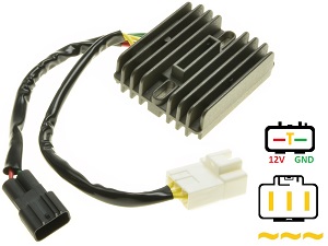 CARR694-VLR Suzuki Intruder MOSFET Voltage regulator rectifier 32800-10G10