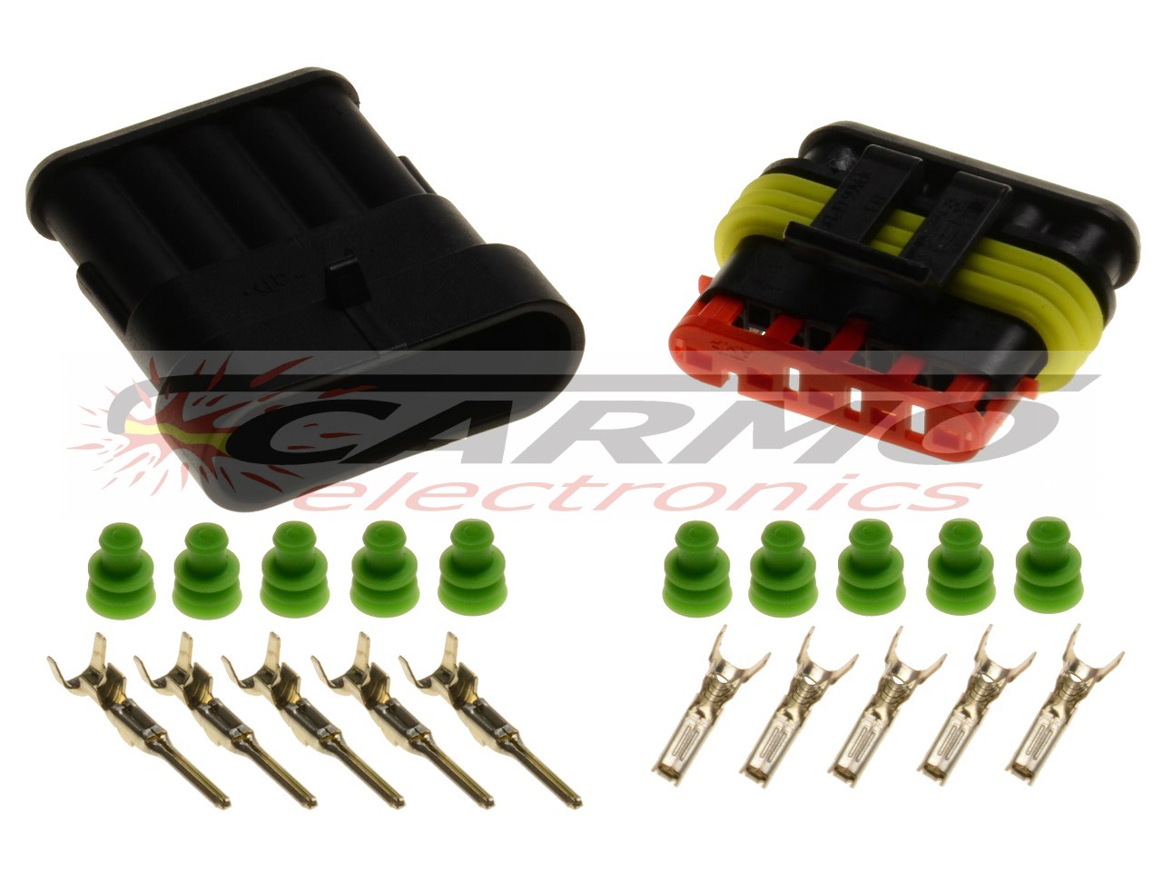 5 pin 1.5 superseal connector set - Click Image to Close