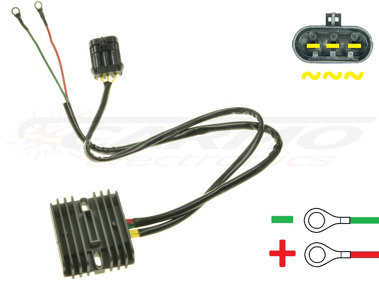 CARR694-PO - Polaris Sportman RZR MOSFET Voltage regulator rectifier (4014029, 4015229, 4013247, 4013904, 4012678) - Click Image to Close