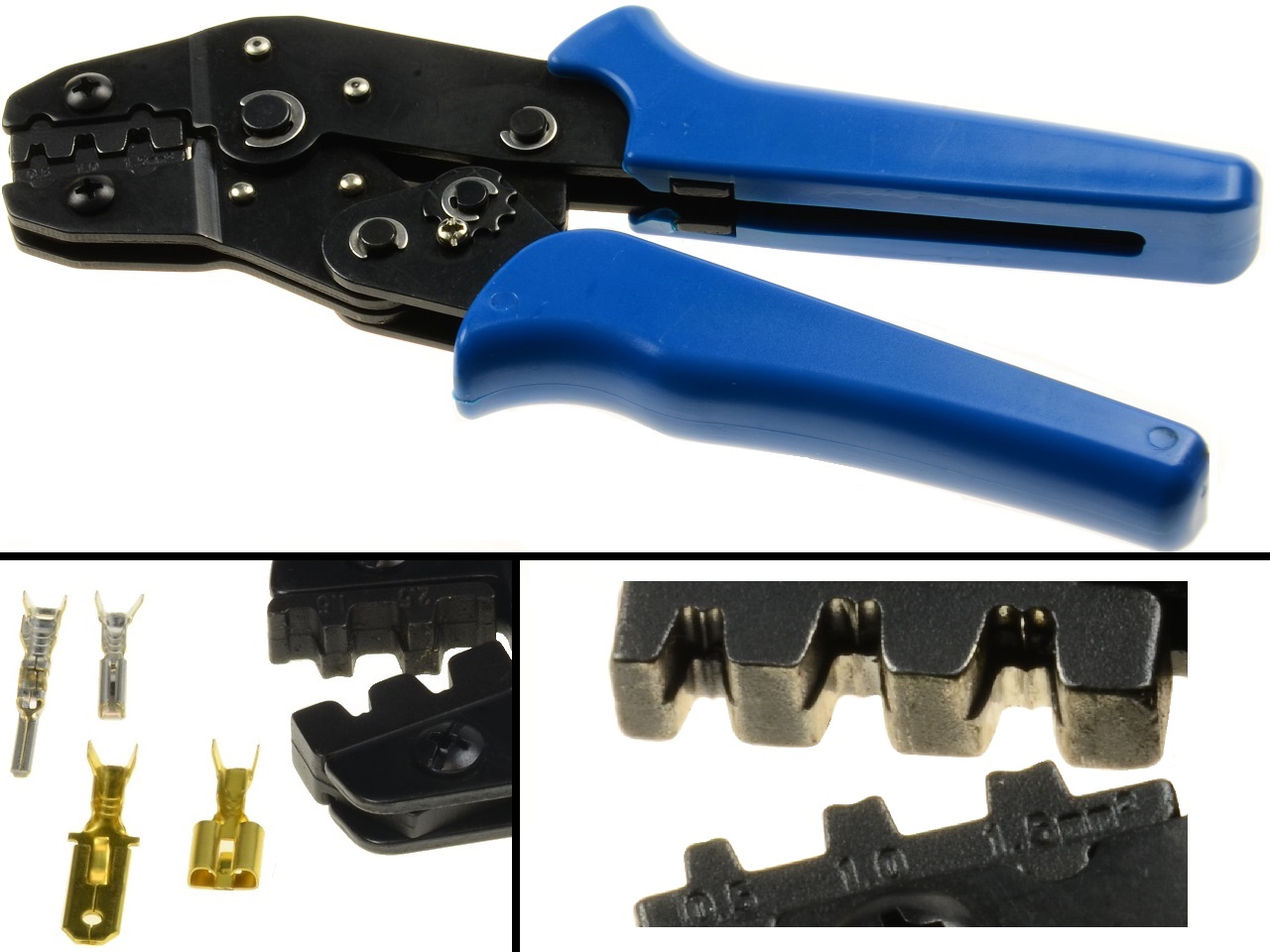 AMP faston crimping tool plier - Click Image to Close