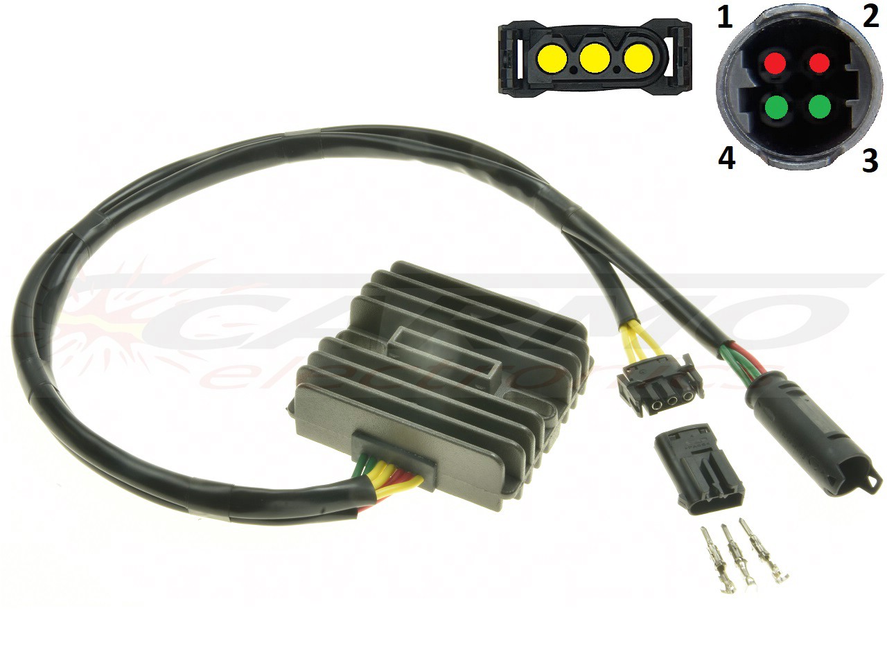 CARR691BMW BMW F650 F700 F800 TR650 MOSFET Voltage regulator rectifier Shindengen SH541SC SH541G-12 - Click Image to Close