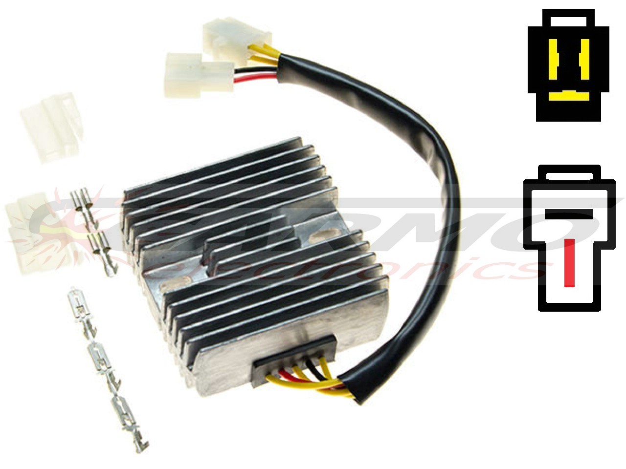 CARR171 - Suzuki DR GS GSX RF Husaberg FE FS FC MOSFET Voltage regulator rectifier (SH640HA) - Click Image to Close