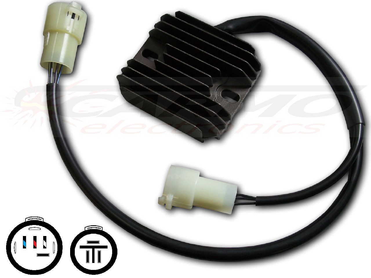 CARR694Ka - Kawasaki ZX600 ZX636 ZX6R ZX-6R MOSFET Voltage regulator rectifier - SH650-12 - Click Image to Close