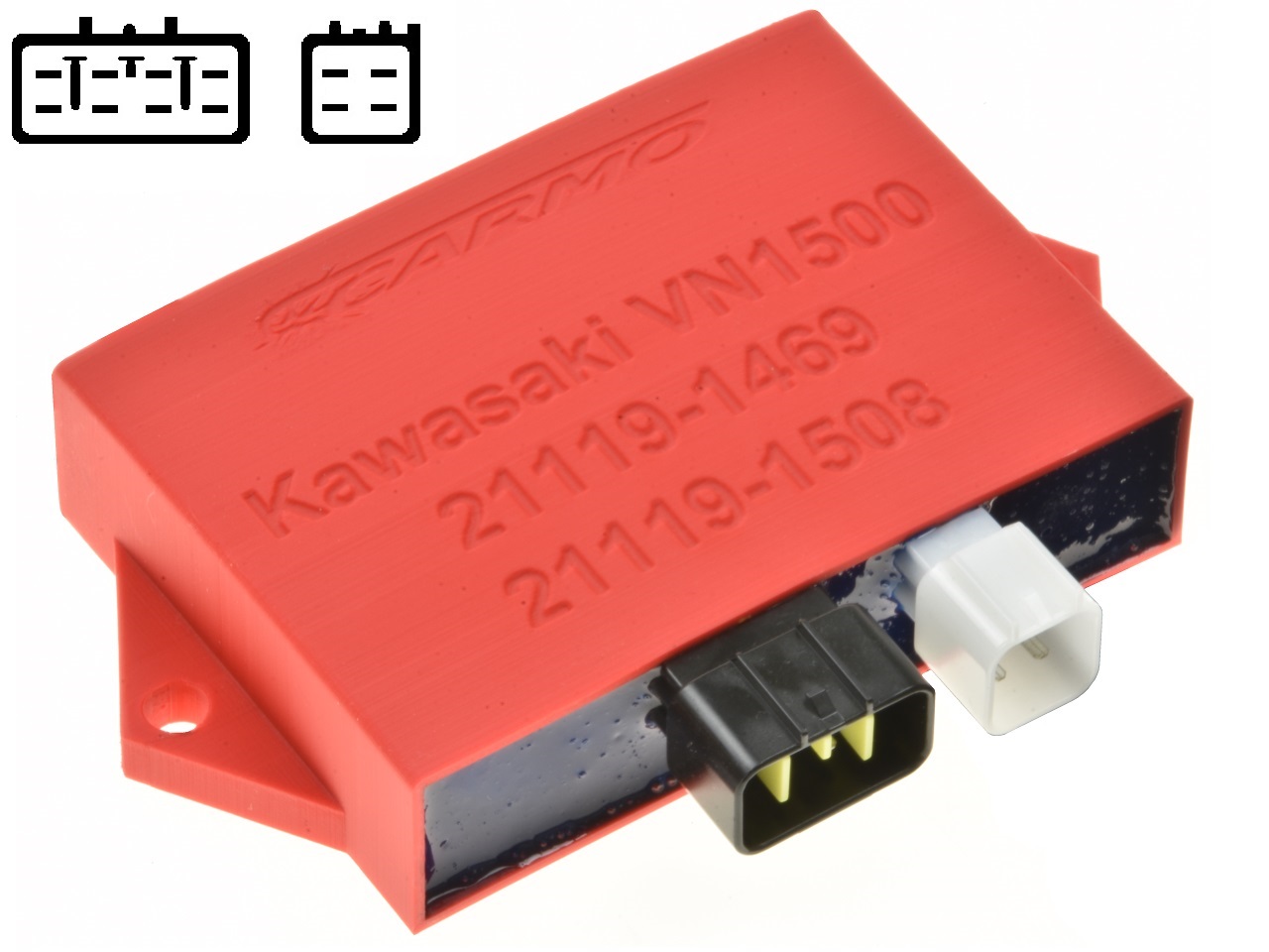 Kawasaki VN1500 Vulcan igniter ignition module CDI TCI Box 21119-1469 21119-1508 - Click Image to Close