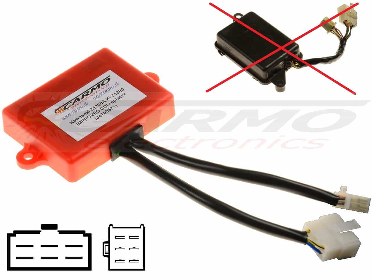 Kawasaki Z1300A KZ1300 CDI IC Igniter 21119-1023, J4T00571 - Click Image to Close