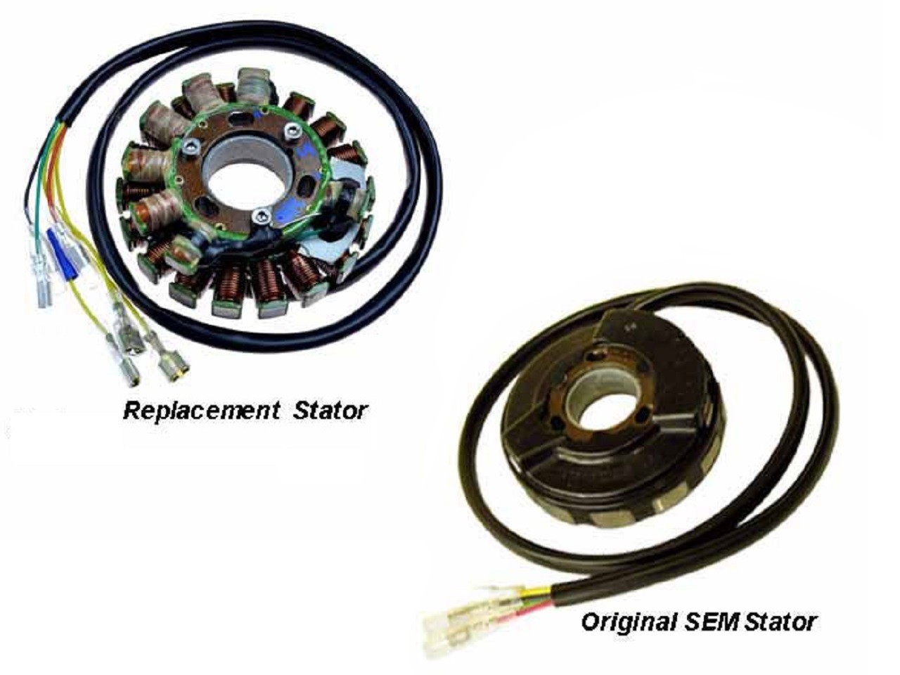 ST5500L - KTM 350 400 500 600 620 640 660 Husaberg Lighting & Ignition Stator 250014-01, 58031002050 - Click Image to Close