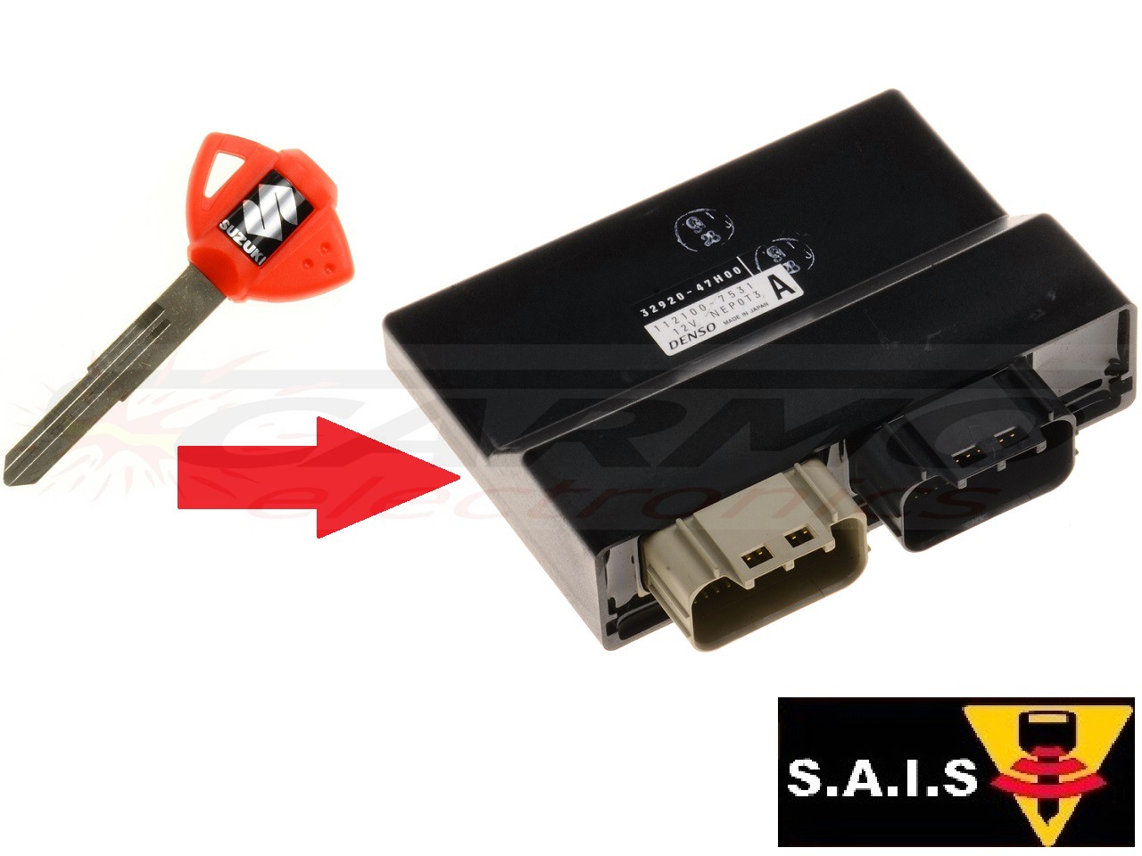 Suzuki 1x SAIS key programming → motorbike ECU - Click Image to Close