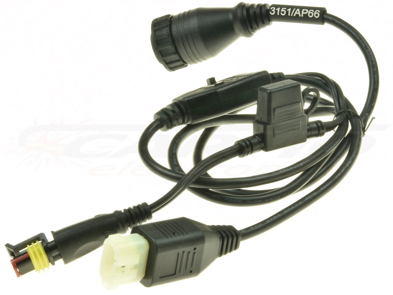 3151/AP66 Motorcycle Yamaha cross diagnostic and power cable TEXA-3913318 - Click Image to Close