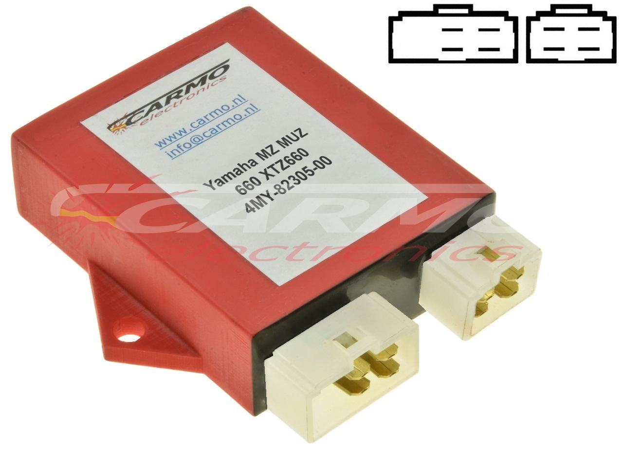 Yamaha MZ MUZ 660 XTZ660 Ténéré igniter ignition module CDI TCI Box (4MY-82305-00, 131800-6150) - Click Image to Close
