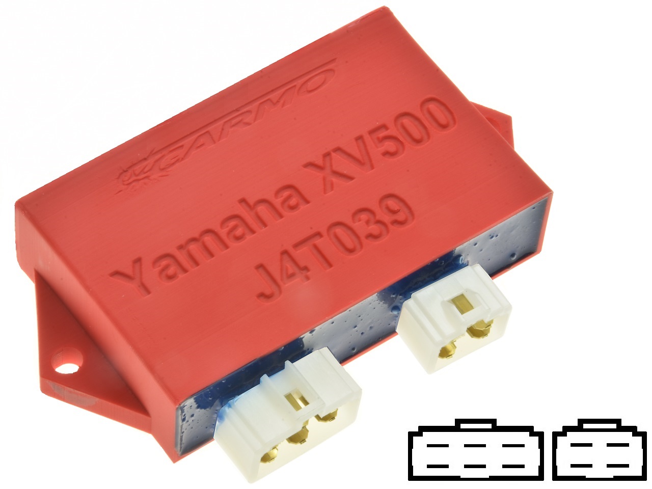 Yamaha XV500 Virago igniter ignition module CDI TCI Box (J4T039, 4FT-00) - Click Image to Close
