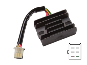 CARR2671 - Honda Voltage regulator rectifier 31600-MC4-000 / 31600-KG0-000